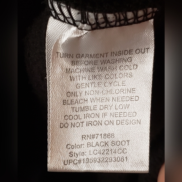 Disney 100 Years Celebration Print Juniors Black Shacket Button Down Size L - Picture 6 of 6